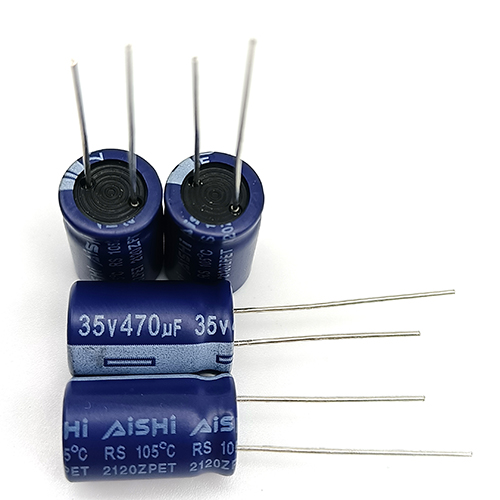 Aishi high frequency low resistance capacitor 35v470uf