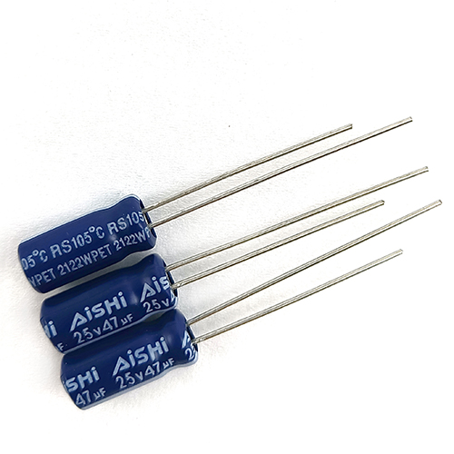 Aishi aluminum electrolytic capacitor 25v47uf