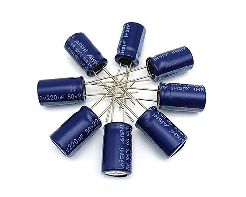 Aishi aluminum electrolytic capacitor 50v220uf