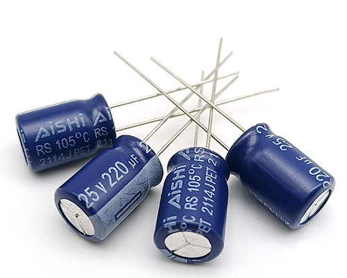 Aishi electrolytic capacitor 25v220uf