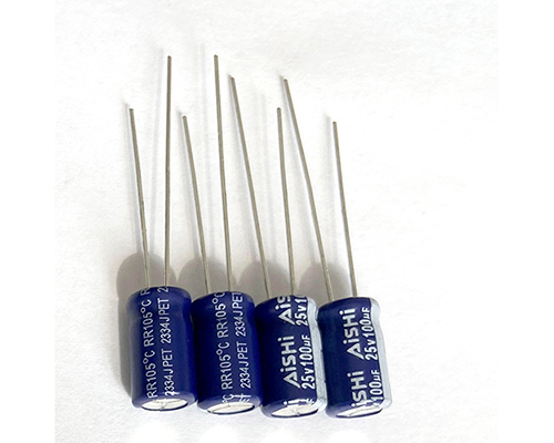 Hunan Aishi electrolytic capacitor 25v100uf