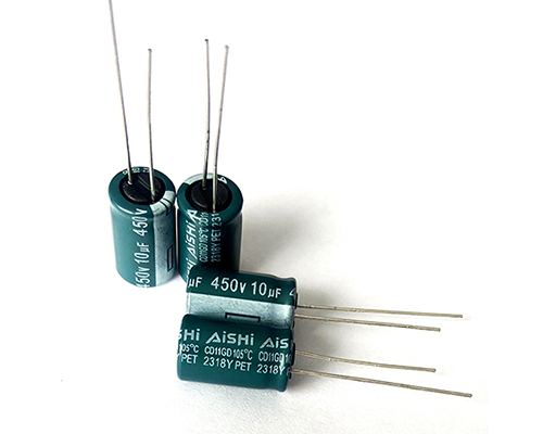 Aishi aluminum electrolytic capacitor 450v10uf