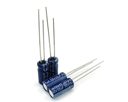 Aishi high frequency low resistance electrolytic capacitor 50v10uf