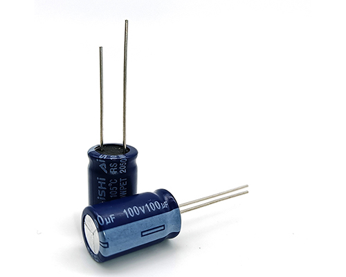 Aishi liquid lead capacitor 100v100uf