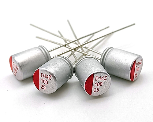 Aishi solid plug-in electrolytic capacitor 25v100uf