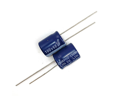Aishi high frequency low resistance electrolytic capacitor 100v68uf