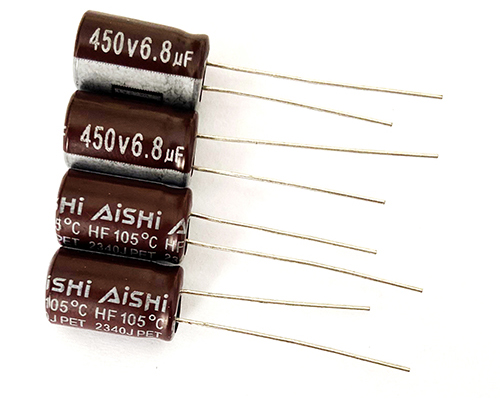 Aishi aluminum electrolytic capacitor 450v6.8uf