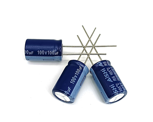Aishi liquid lead capacitor 100v100uf