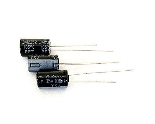 Ruby plug-in capacitor 35V100UF