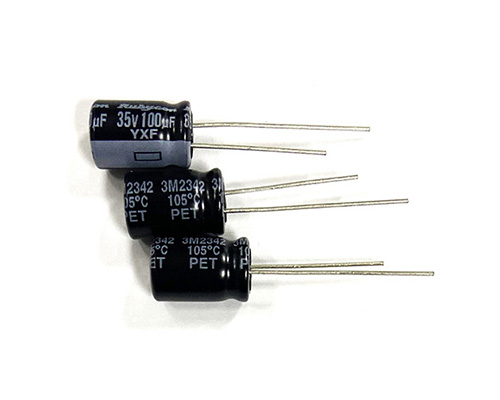 Ruby electrolytic capacitor 35V100UF