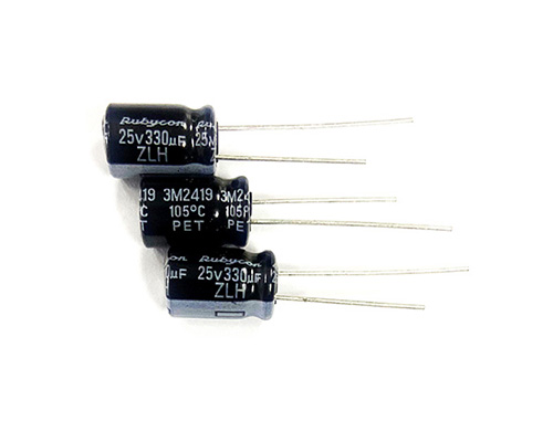 Ruby electrolytic capacitor 25v330uf
