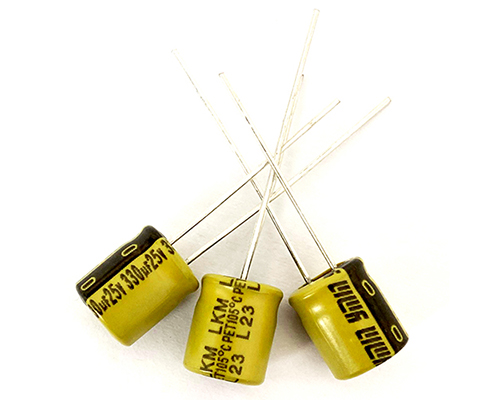 Shanghai Ymin plug-in capacitor 25v330uf