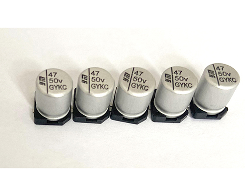 Ymin solid-liquid hybrid chip capacitor 50V47UF
