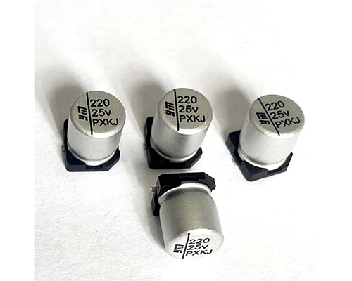 Ymin solid-liquid hybrid chip capacitor 25v220uf