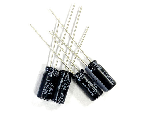 Japanese ruby ​​capacitor 50v22uf