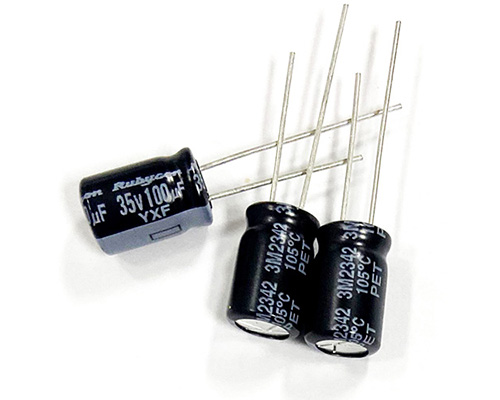 Ruby electrolytic capacitor 35V100UF