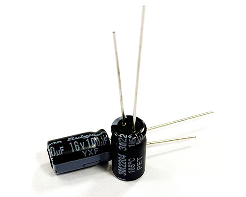 Ruby electrolytic capacitor yxf series 16V100UF