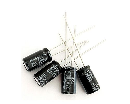 Japanese ruby ​​electrolytic capacitor 25V100UF