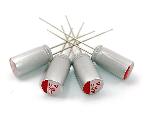Aishi plug-in solid state capacitor 35v220uf