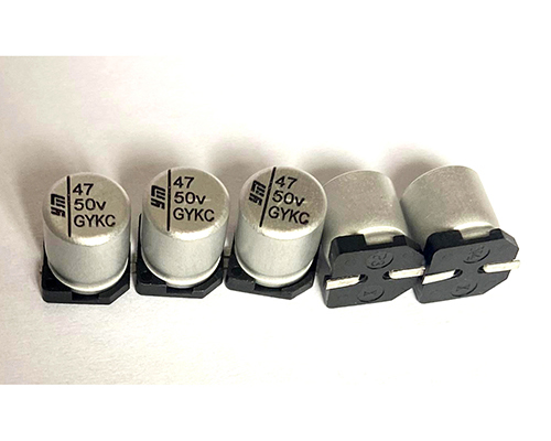 Ymin solid-liquid hybrid chip capacitor 50V47UF