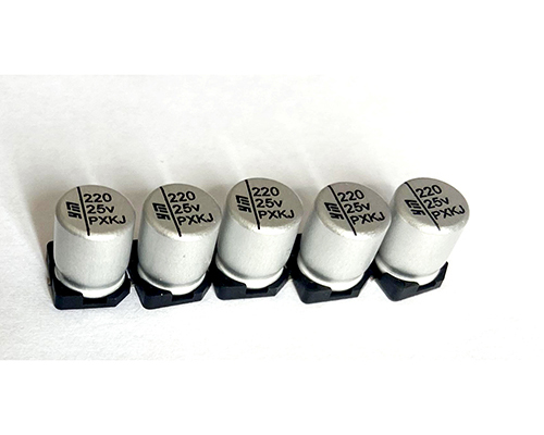 Ymin solid-liquid hybrid chip capacitor 25v220uf