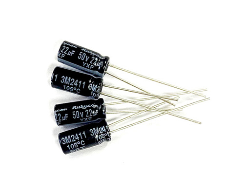 Japanese ruby ​​capacitor 50v22uf