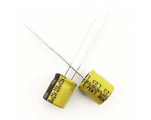 Shanghai Ymin plug-in capacitor 25v330uf