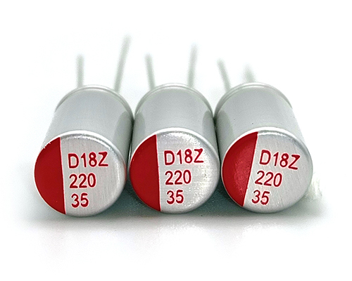 Aishi plug-in solid state capacitor 35v220uf