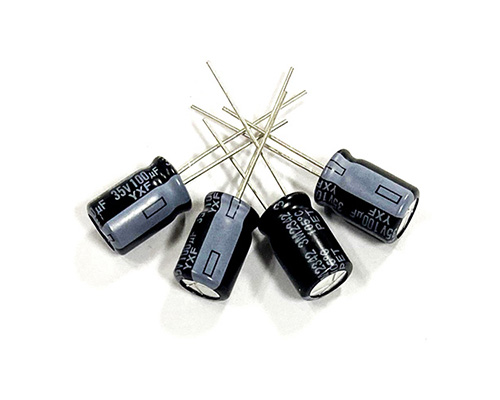 Ruby electrolytic capacitor 35V100UF