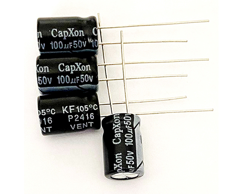 Fengbin direct plug aluminum capacitor 50v100uf