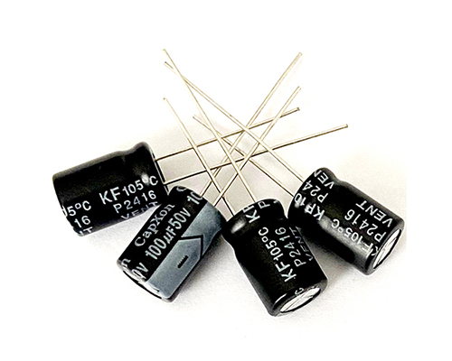 Fengbin direct plug aluminum capacitor 50v100uf