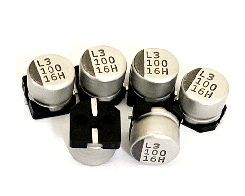 Lelon chip capacitor 16v100uf VZH series